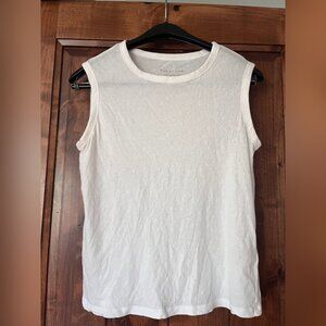Everlane white muscle tank